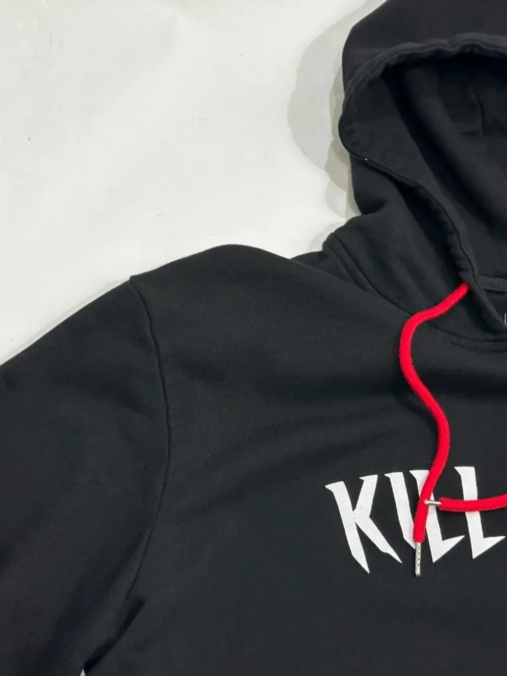 Kill Crew Hoodie Mens 2XL Black Pullover Sweatshirt Graphic Logo Streetwear - Picture 8 of 16